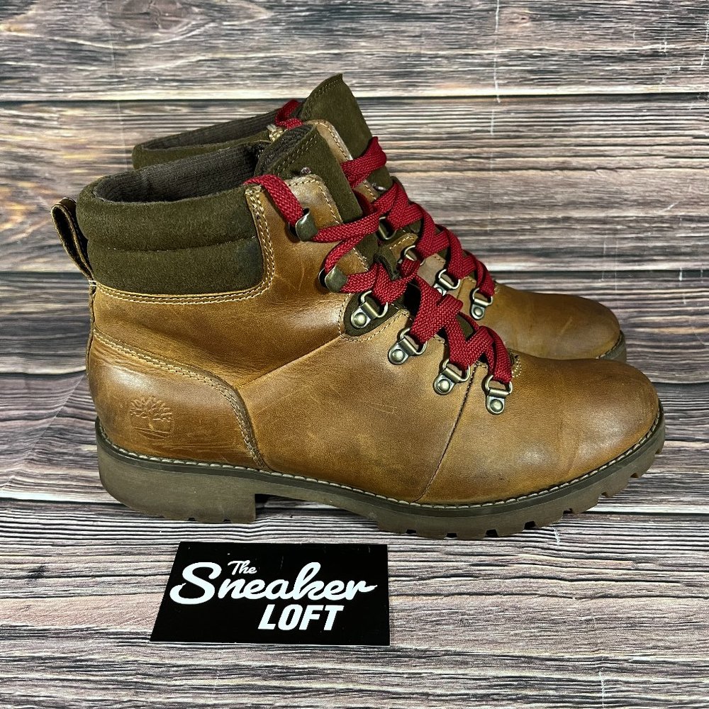 Timberland Women's Ellendale Water Resistant Brown‎ Leather Boots